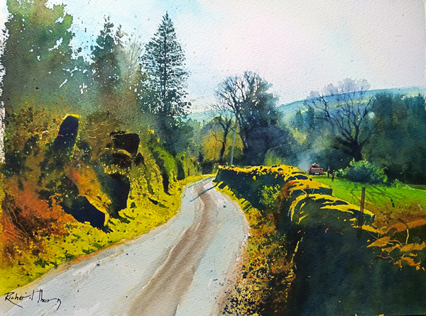 Watercolor painting by Richard Thorn