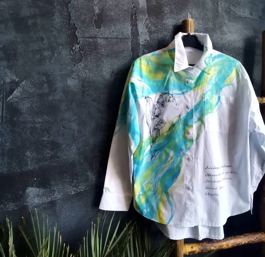 Роспись одежды: Первоцветы