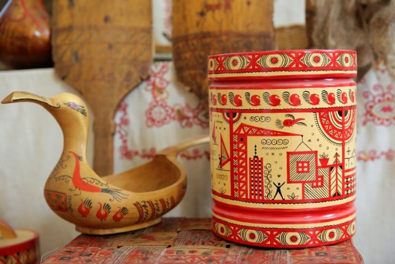 Мезенская роспись